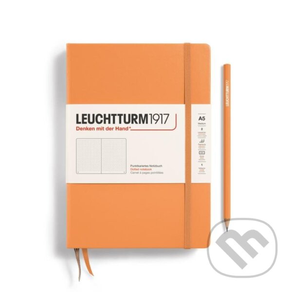 Levně Leuchtturm1917 Zápisník Apricot Medium A5 tečkovaný