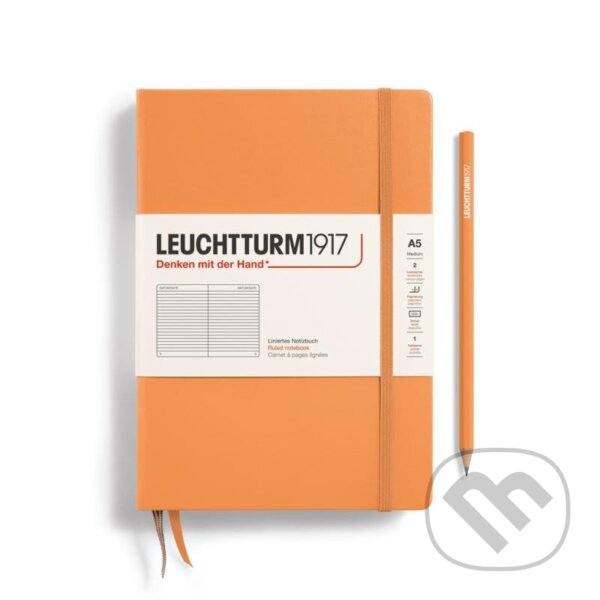Levně Leuchtturm1917 Zápisník Apricot Medium A5 linkovaný