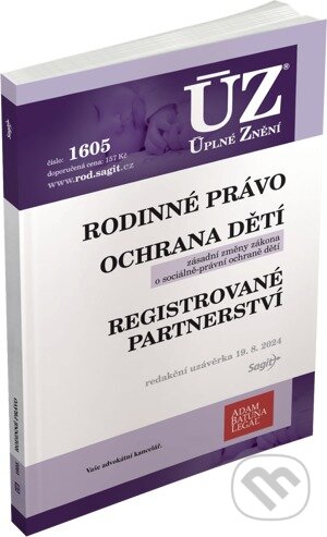 Kniha: ÚZ 1605 Rodinné právo (Sagit). Sagit, 2024