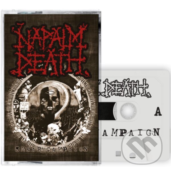 Hudobné CD: Napalm Death: Smear Campaign (White) MC (Hudobné albumy). Hudobné albumy, 2024