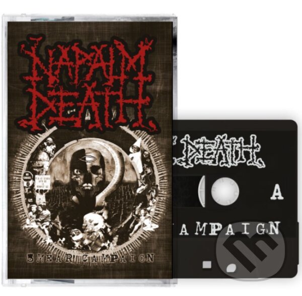 Levně Napalm Death: Smear Campaign (Black) MC (MC kazeta)