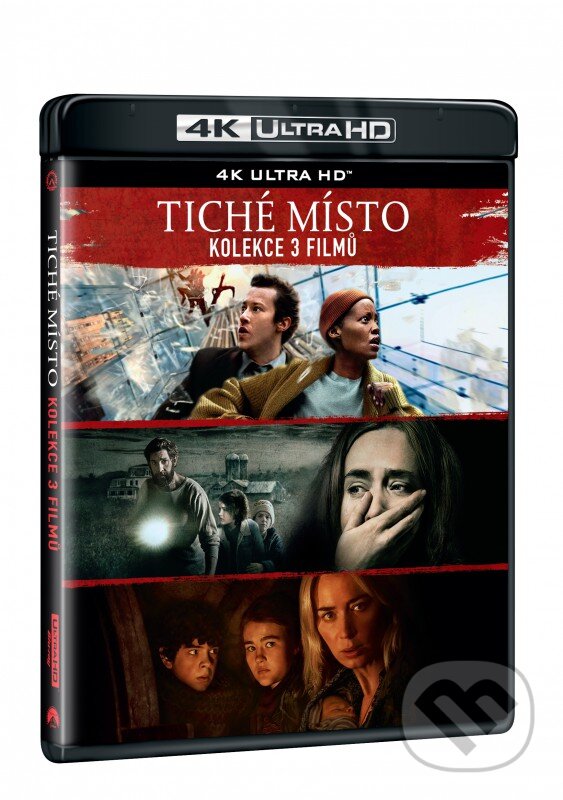 Levně Tiché místo kolekce 1.-3. Ultra HD Blu-ray (UHD a BD) - film z kategorie Horory