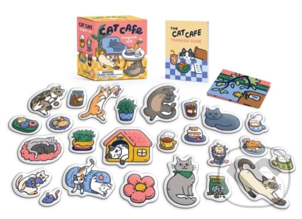 Kniha Cat Cafe Magnet Set