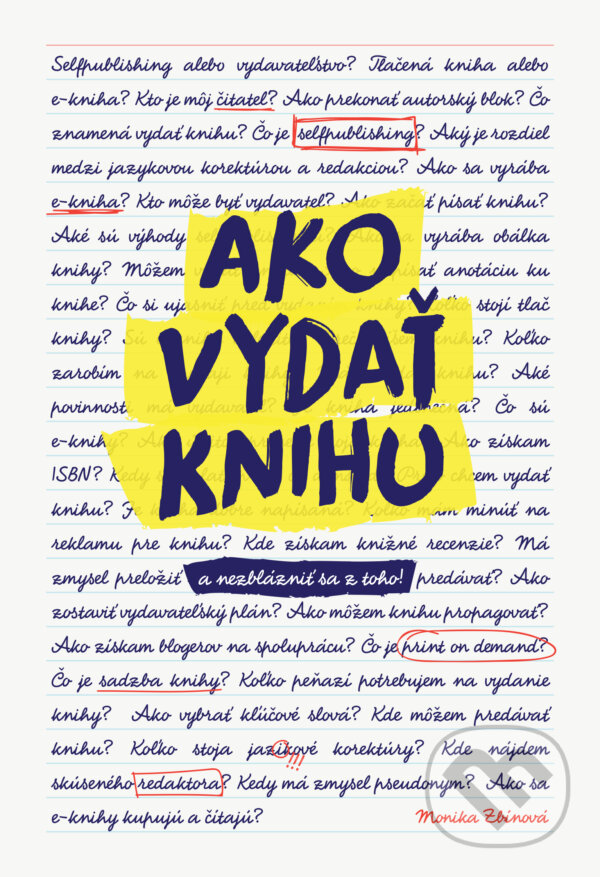 E-kniha: Ako vydať knihu (Monika Zbínová)