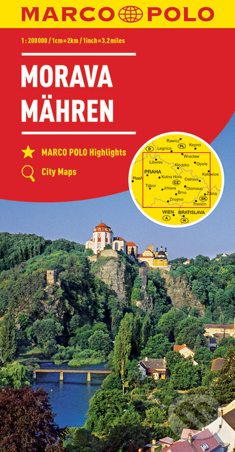 Levně Morava / Mähren (mierka hlavnej mapy: 1:200 000 (ZOOM system))