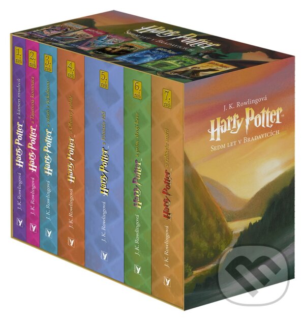 Harry Potter (BOX 1 - 7) - J.K. Rowling, Mary GrandPré (ilustrácie), Albatros, 2017
