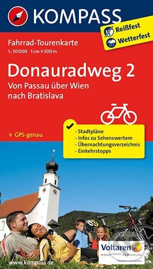 Levně Donauradweg 2, Passau-Wien-Brat. 7004