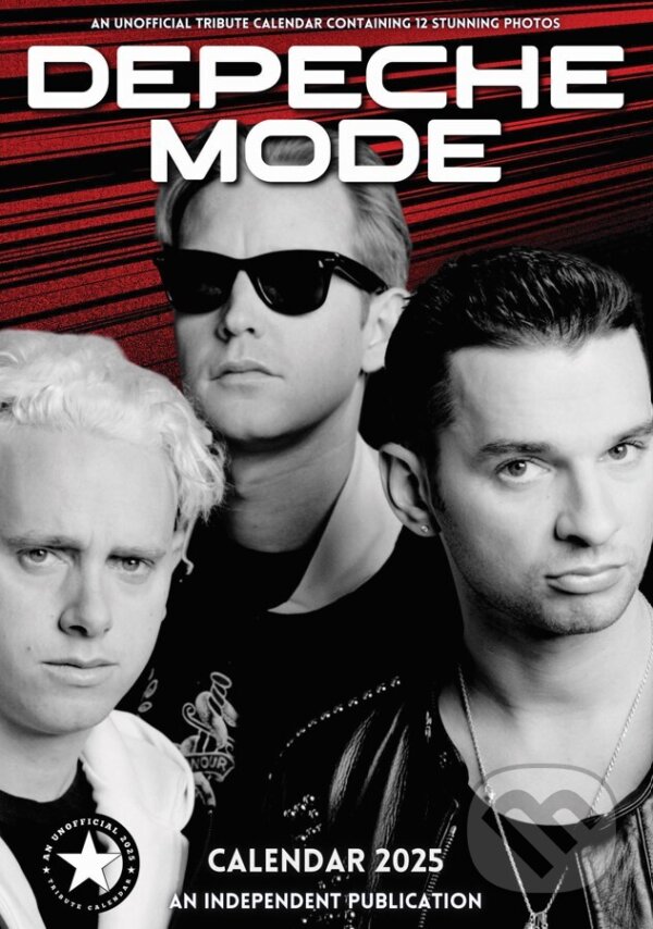 Nástenný kalendár 2025: Depeche Mode (). , 2024