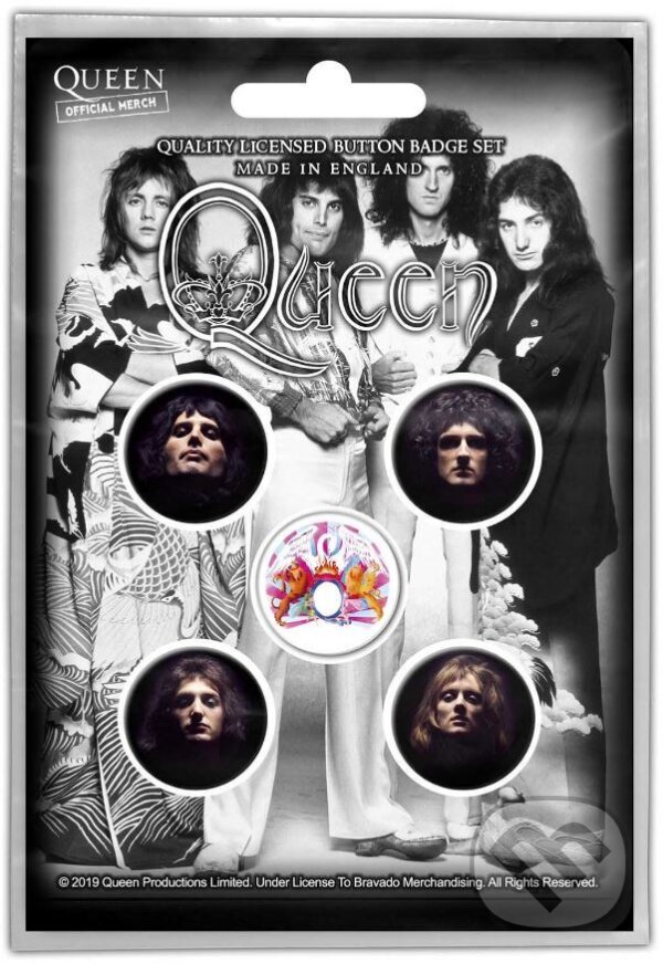 Set 5 odznakov Queen: Faces (McGill Queens University Press). McGill Queens University Press, 2023