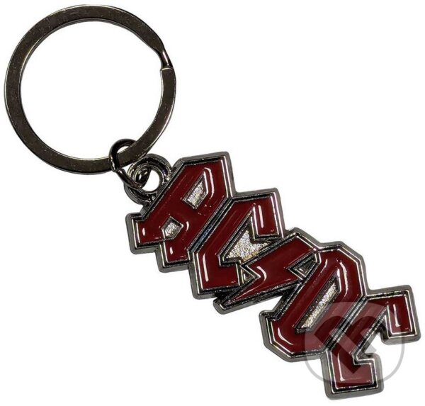 Prívesok na kľúče AC/DC: Červené logo (). , 2024