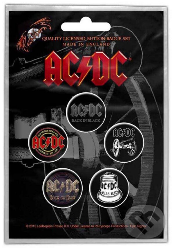 Set 5 odznakov AC/DC: For Those About To Rock (). , 2024