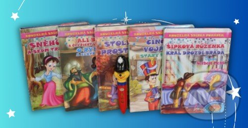 Levně Kouzelná sbírka pohádek - balíček č. 2 (Kouzelná sbírka pohádek s perem Sněhurka + 4 další knihy) - kniha z kategorie Rozprávky