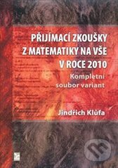 Kniha Přijímací zkoušky z matematiky na VŠE v roce 2010