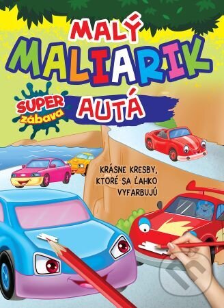 Levně Malý maliarik - Autá - kniha z kategorie Omaľovávanky