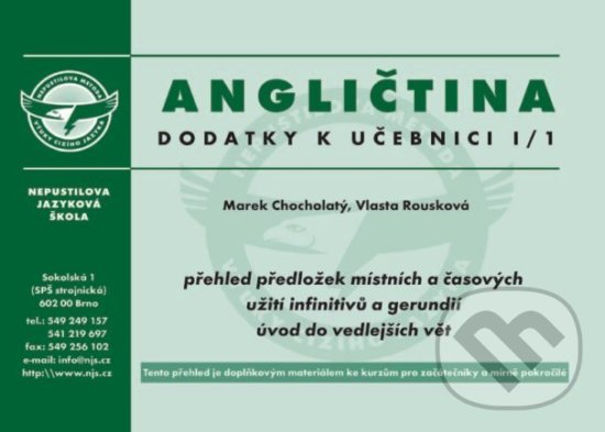 Levně Angličtina - dodatky (Dodatky k učebnici I/1) - Marek Chocholatý - kniha z kategorie Jazykové učebnice a slovníky