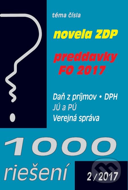 1000 riešení 2/2017, Poradca s.r.o., 2017
