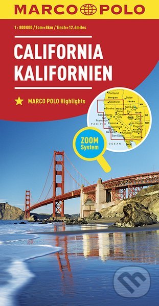 Levně California / Kalifornien (1:800 000)