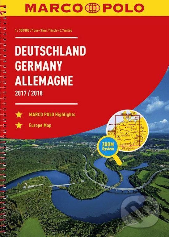 Levně Deutschland / Germany / Allemagne 2017/2018 (Atlas (1:300 000))