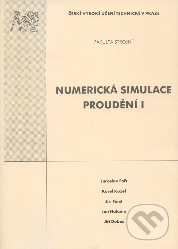 Kniha Numerická simulace proudění I