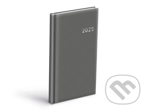 Týdenní diář 2025 PVC dark gray (MFP). MFP, 2024