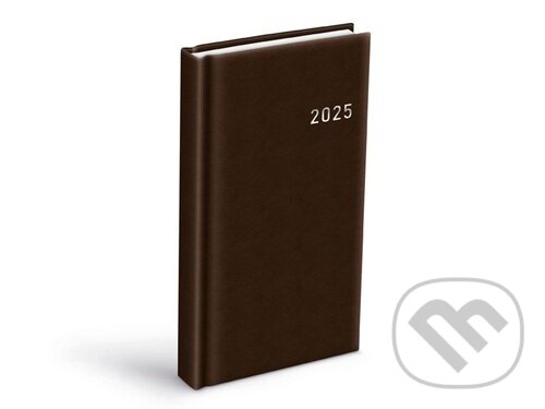 Denní diář 2025 PVC dark brown (MFP). MFP, 2024