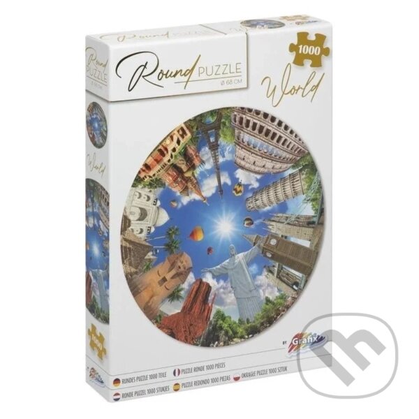 Levně Puzzle kulaté Svět - puzzle z kategorie Ostatné