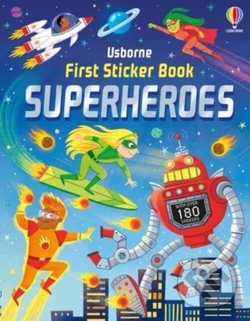 Levně Superheroes - Kate Nolan, Valeria Danilova (ilustrátor) - kniha z kategorie Samolepky