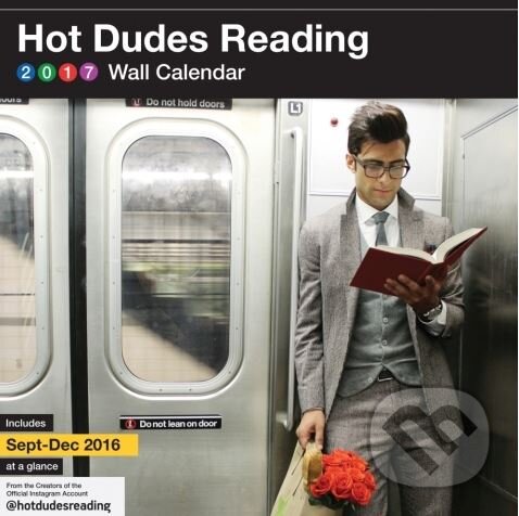 Levně Hot Dudes Reading 2017 (Wall Calendar)