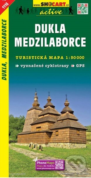 Levně Dukla, Medzilaborce 1:50 000 (Turistická mapa 1116)