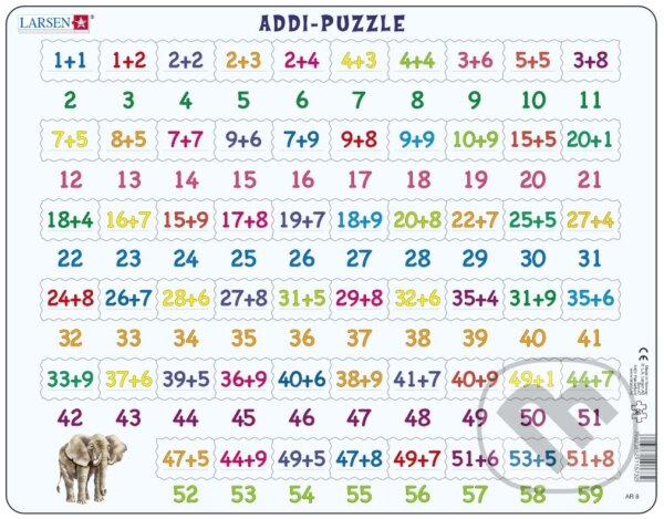 Addi-Puzzle (Sčítanie) AR8, Larsen