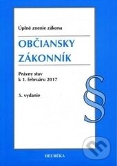Občiansky zákonník - kolektív autorov, Heuréka, 2017