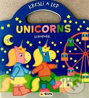 Levně Kresli a lep - UNICORNS - Lunapark