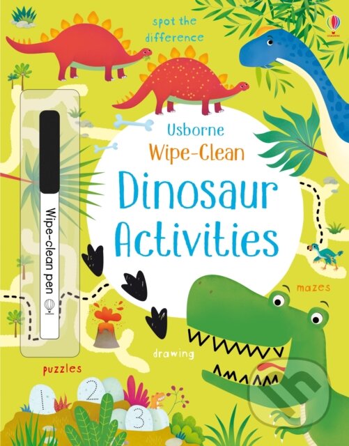 Levně Wipe-Clean Dinosaur Activities - Kirsteen Robson, Dania Florino (ilustrátor) - kniha z kategorie Hlavolamy, doplňovačky, úlohy a hry