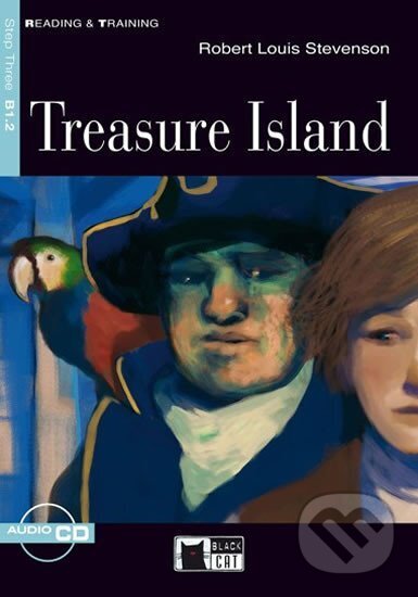 Kniha: Treasure Island + CD (Christopher Hall a Robert Louis Stevenson). Black Cat, 2012