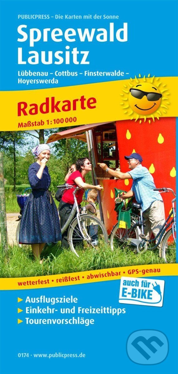 Levně Spreewald-Lausitz 1:100 000 / cyklistická mapa