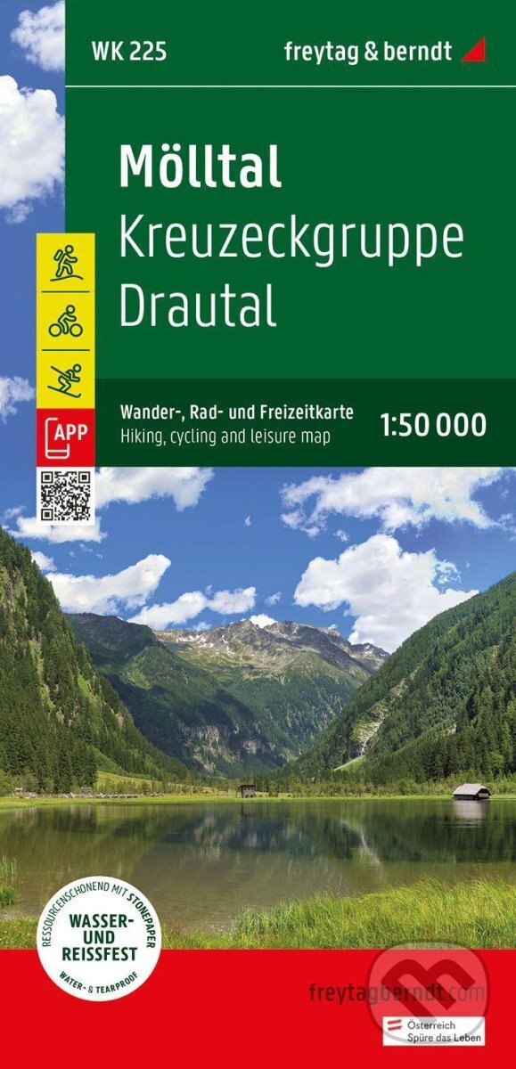 Levně Mölltal 1:50 000 / turistická, cyklistická a rekreační mapa