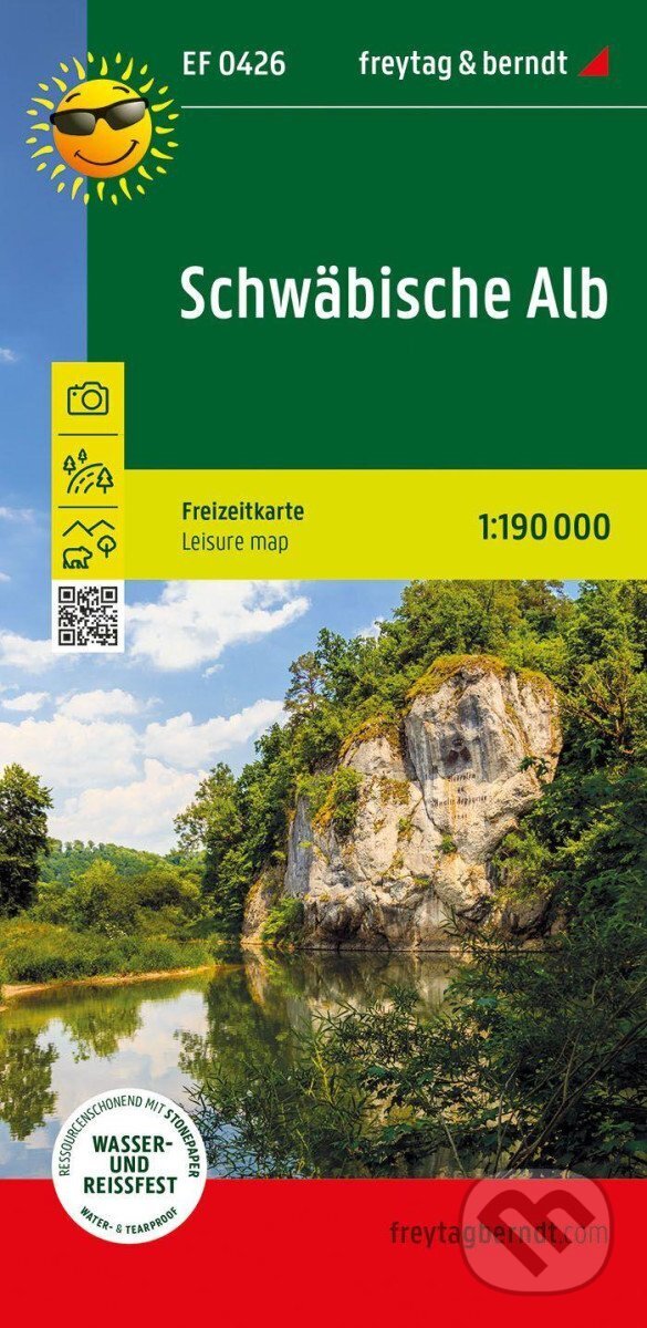 Levně Schwäbische Alb 1:170.000 (mapa volného času)