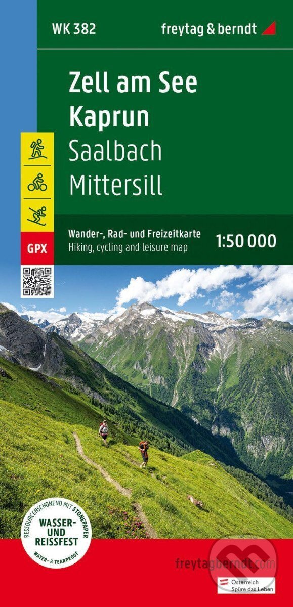 Levně Zell am See-Kaprun 1:50 000 / turistická a cykloturistická mapa