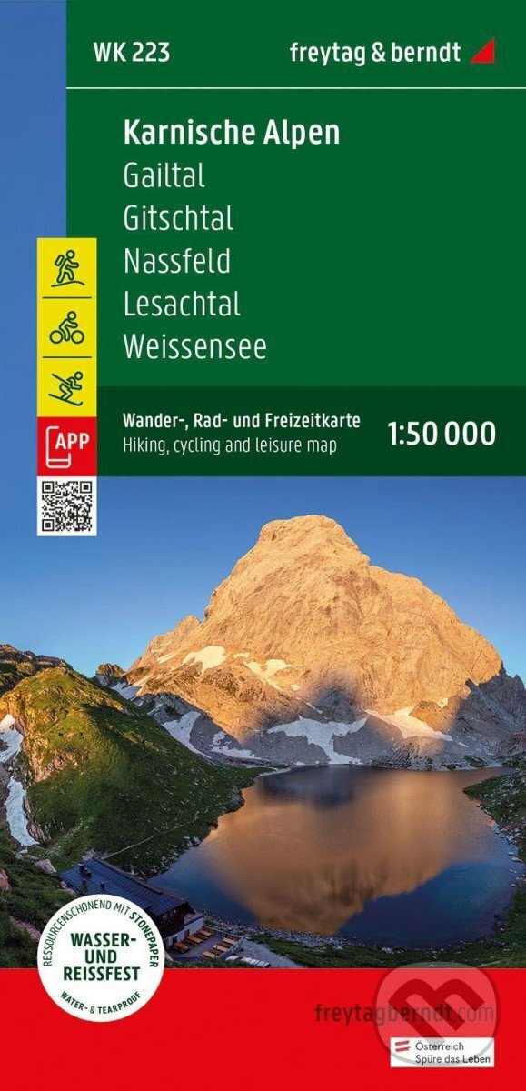 Levně Karnské Alpy 1:50 000 / turistická, cyklistická a rekreační mapa