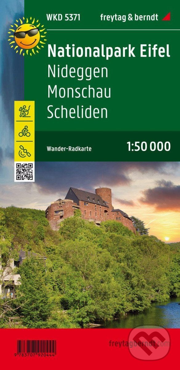 Kniha Národní park Eifel, 1:50 000 / turistická a cykloturistická mapa