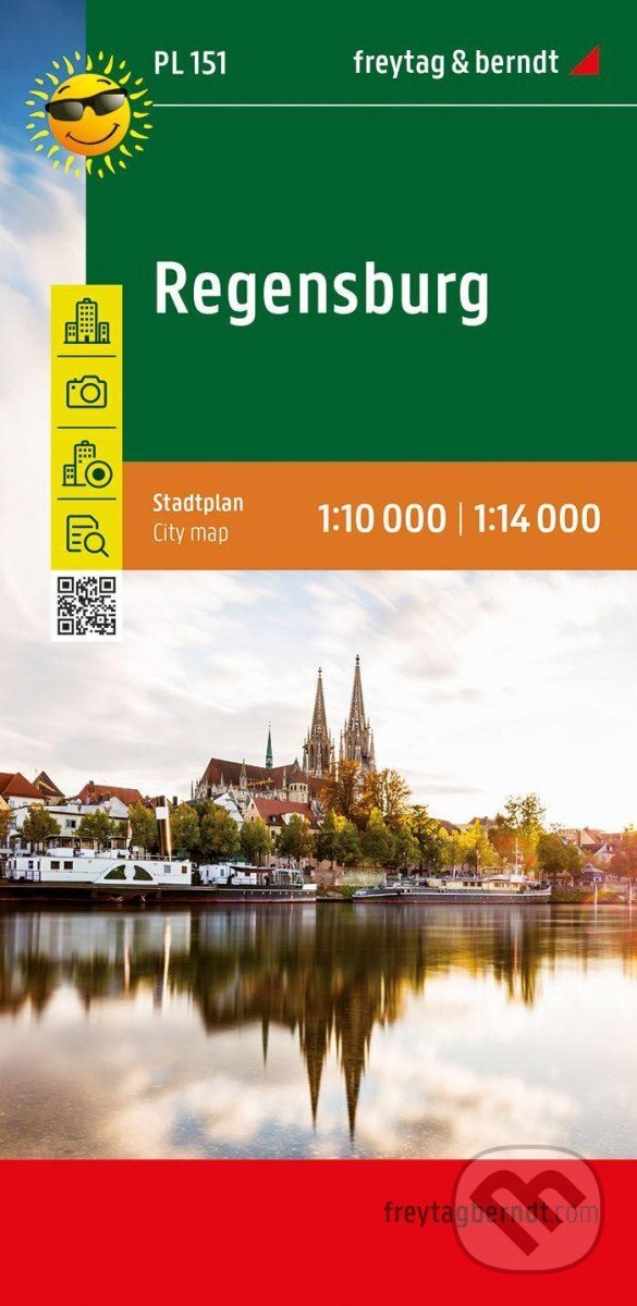 Levně Regensburg 1:14 000 / plán města