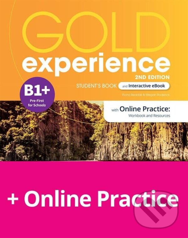 Kniha: Gold Experience B1+ Student´s Book with Online Practice + eBook, 2nd Edition (Fiona Beddall). Pearson, 2021
