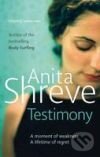 Levně Testimony - Anita Shreve - kniha z kategorie Beletria