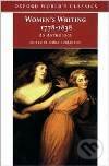 Levně Women`s Writing 1778-1838 - Oxford World Classics