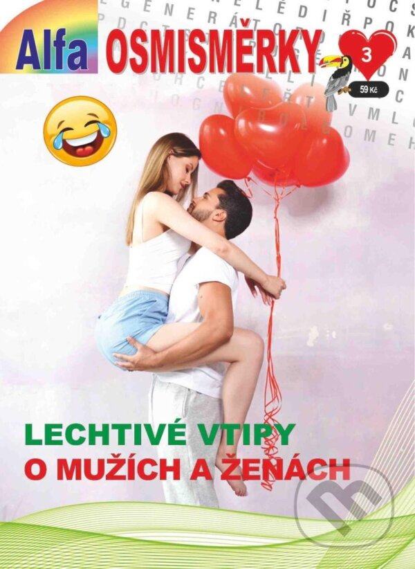 Levně Osmisměrky 3/2024 - Lechtivé vtipy o mužích a ženách - kniha z kategorie Krížovky
