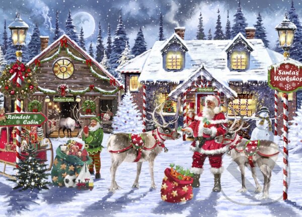 Santa pracuje