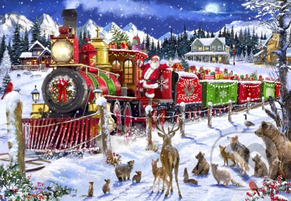 Levně Santa Express Usa - puzzle z kategorie Prírodné scenérie