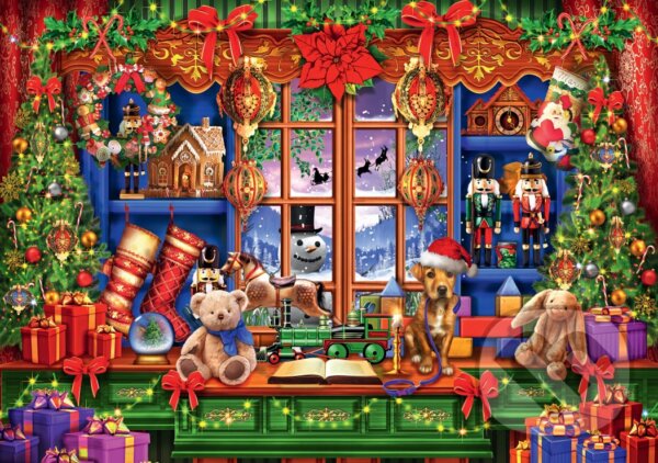 Levně Ye Old Christmas Shoppe - Ciro Marchetti - puzzle z kategorie Mestá a stavby