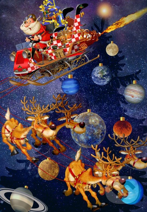 Kniha Santa Claus prichádza