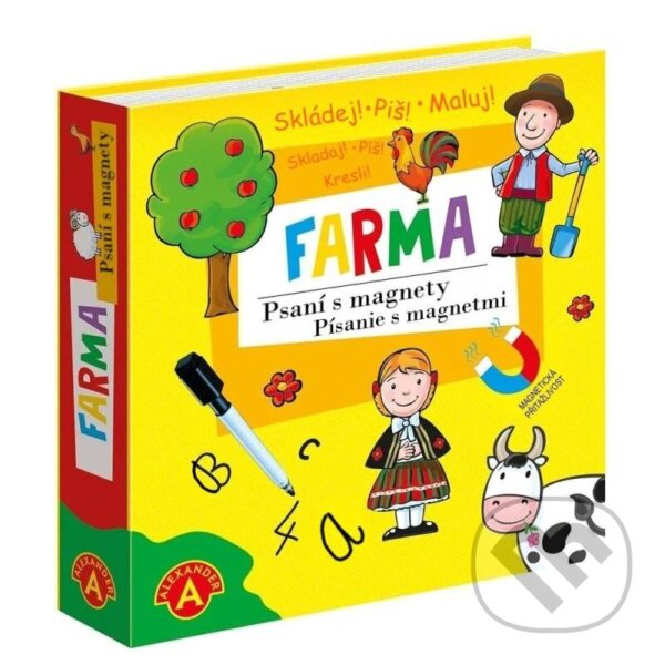 Levně Psaní s magnety - Farma - hra z kategorie Vzdelávacie hry